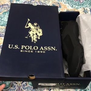 U.S. Polo Assn. Black Sneakers